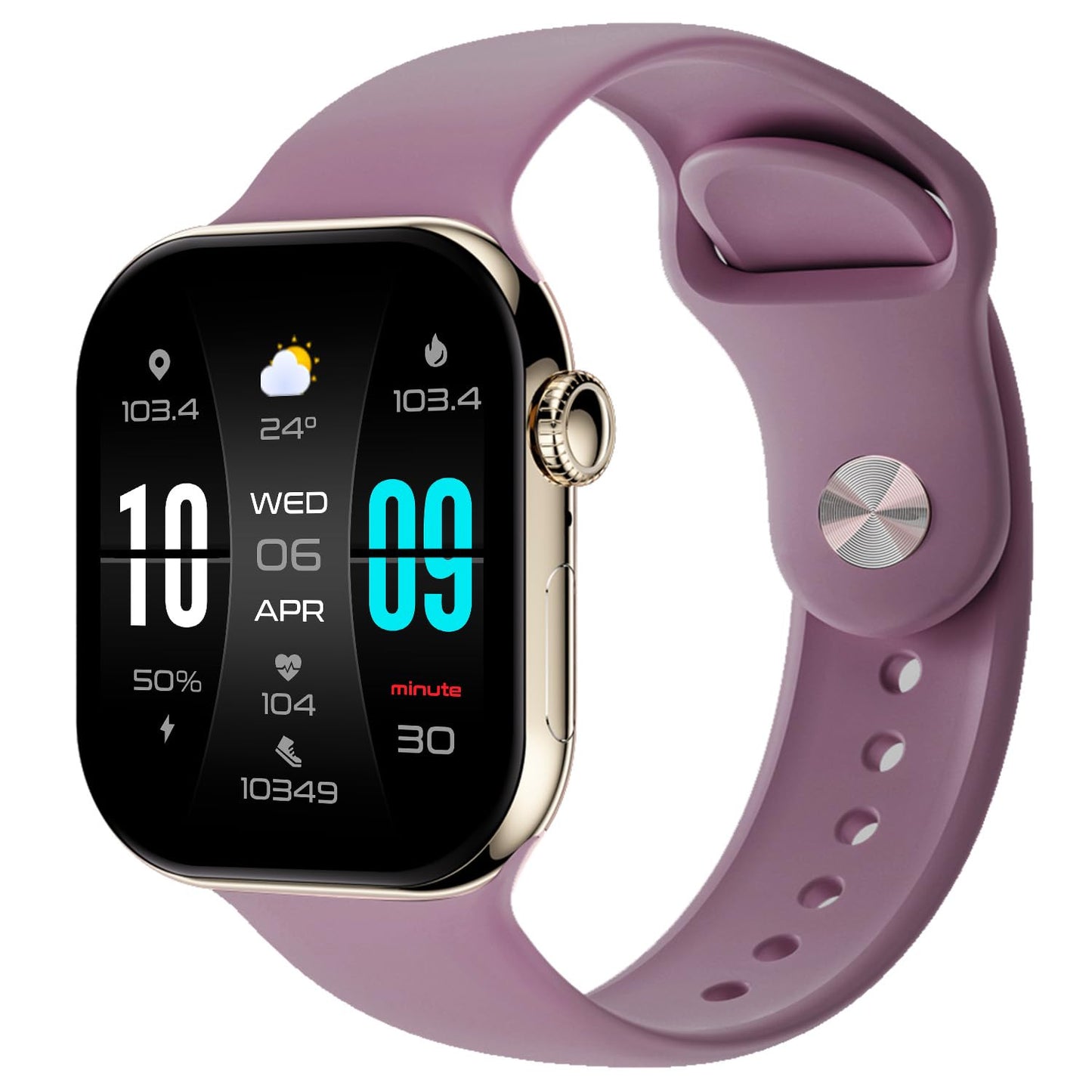 Fire-Boltt Ring X Smartwatch 2.01” Display with Always On Display, Bluetooth Calling, Wireless Charging, AI Voice Assistant, 100+ Sports Modes, Health Suite, 500+ Watchfaces (Black S)