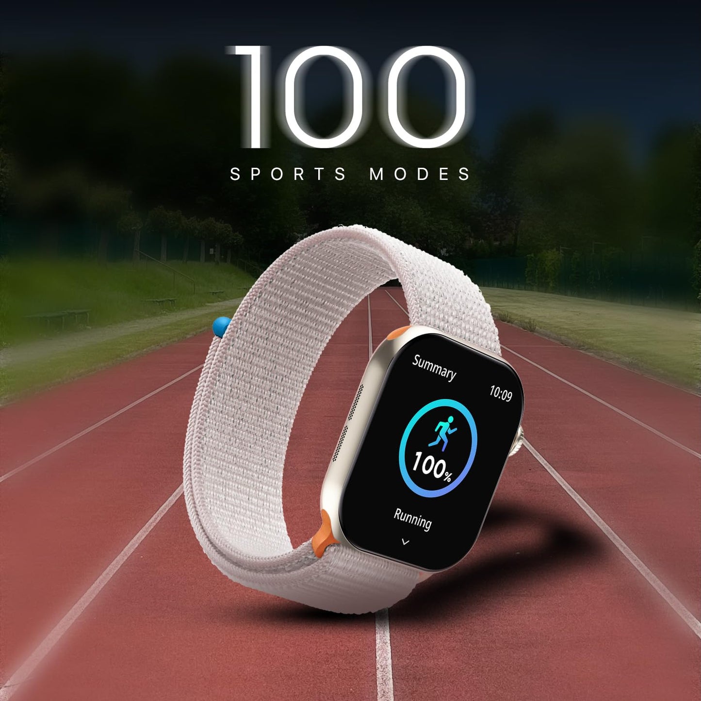Fire-Boltt Ring X Smartwatch 2.01” Display with Always On Display, Bluetooth Calling, Wireless Charging, AI Voice Assistant, 100+ Sports Modes, Health Suite, 500+ Watchfaces (Black S)