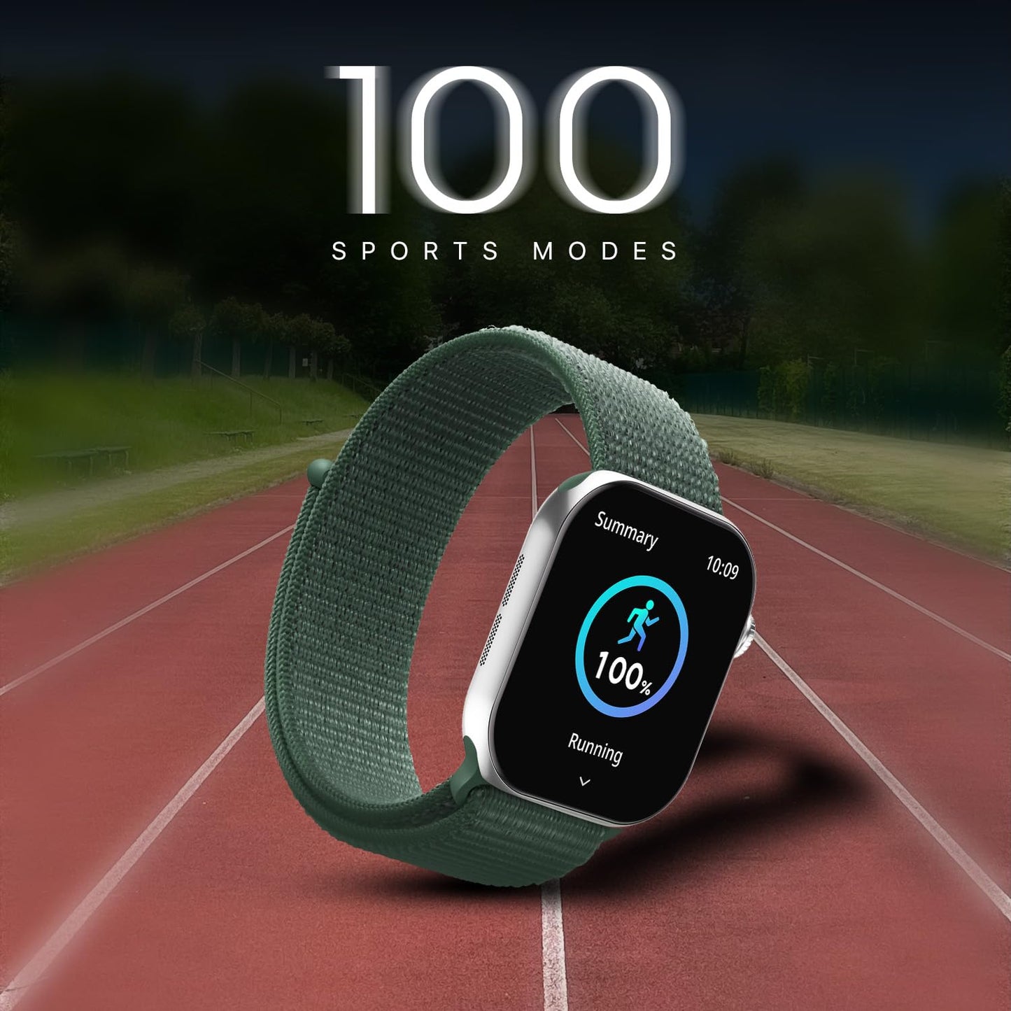 Fire-Boltt Ring X Smartwatch 2.01” Display with Always On Display, Bluetooth Calling, Wireless Charging, AI Voice Assistant, 100+ Sports Modes, Health Suite, 500+ Watchfaces (Black S)