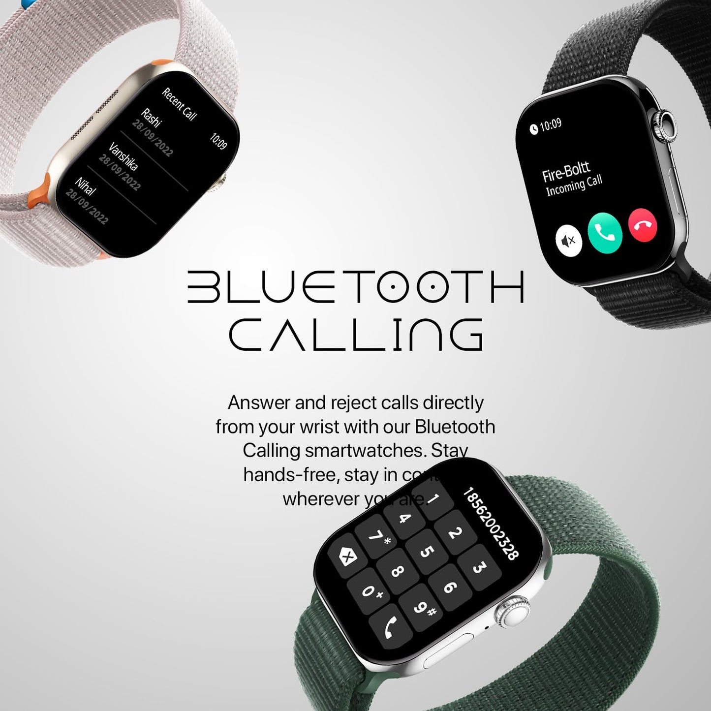 Fire-Boltt Ring X Smartwatch 2.01” Display with Always On Display, Bluetooth Calling, Wireless Charging, AI Voice Assistant, 100+ Sports Modes, Health Suite, 500+ Watchfaces (Black S)