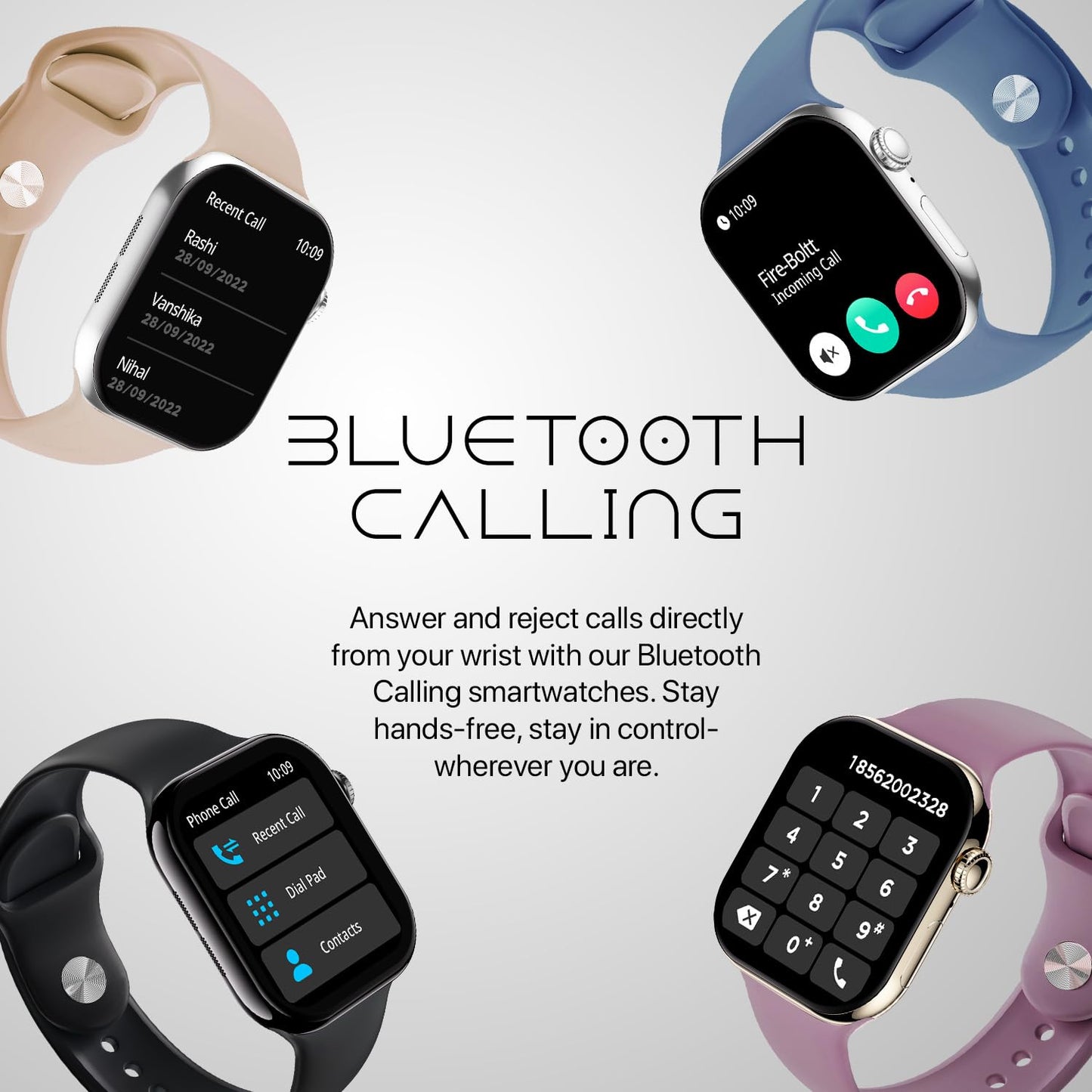 Fire-Boltt Ring X Smartwatch 2.01” Display with Always On Display, Bluetooth Calling, Wireless Charging, AI Voice Assistant, 100+ Sports Modes, Health Suite, 500+ Watchfaces (Black S)