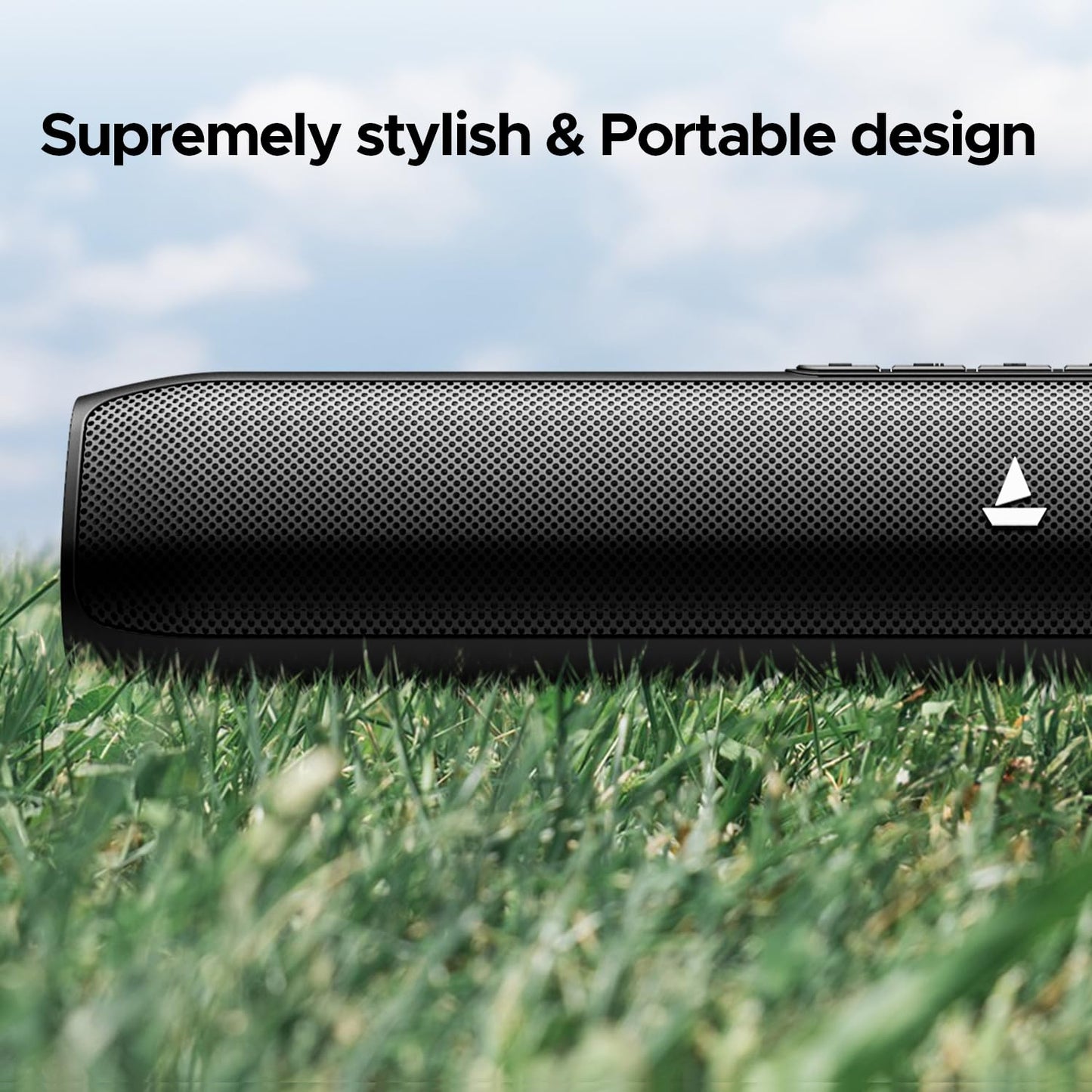 Boat Aavante Bar Groove Bluetooth 2.0 Channel Soundbar with 16 W RMS Output, Multiple Connectivity Modes, Up to 6 hrs Playtime, Bluetooth v5.0 & USB Type-C Port(Premium Black)