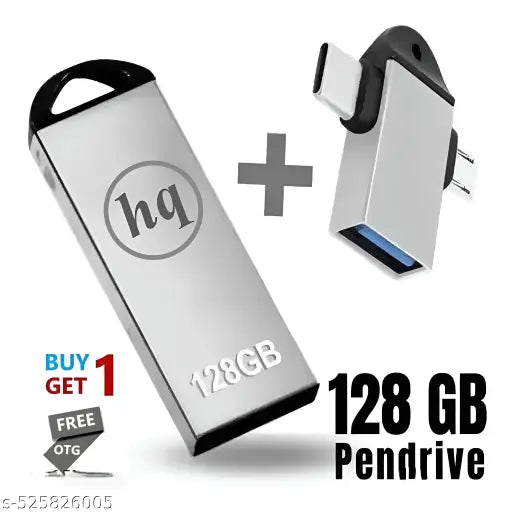 128 GB PEN DRIVE WITH 2IN1 OTG FREE