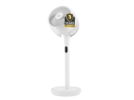 Acerpure Cozy F2 2-in-1 intelligent Pedestal and table Fan with Air Circulator|3years warranty|Energy efficient BLDC motor| 3D airflow technology|16 speed control and LED display|Whisper-quiet (Pink)