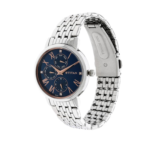 Titan Ladies Neo - Ii Analog Blue Dial Women's Watch NM2569SM01/NN2569SM01