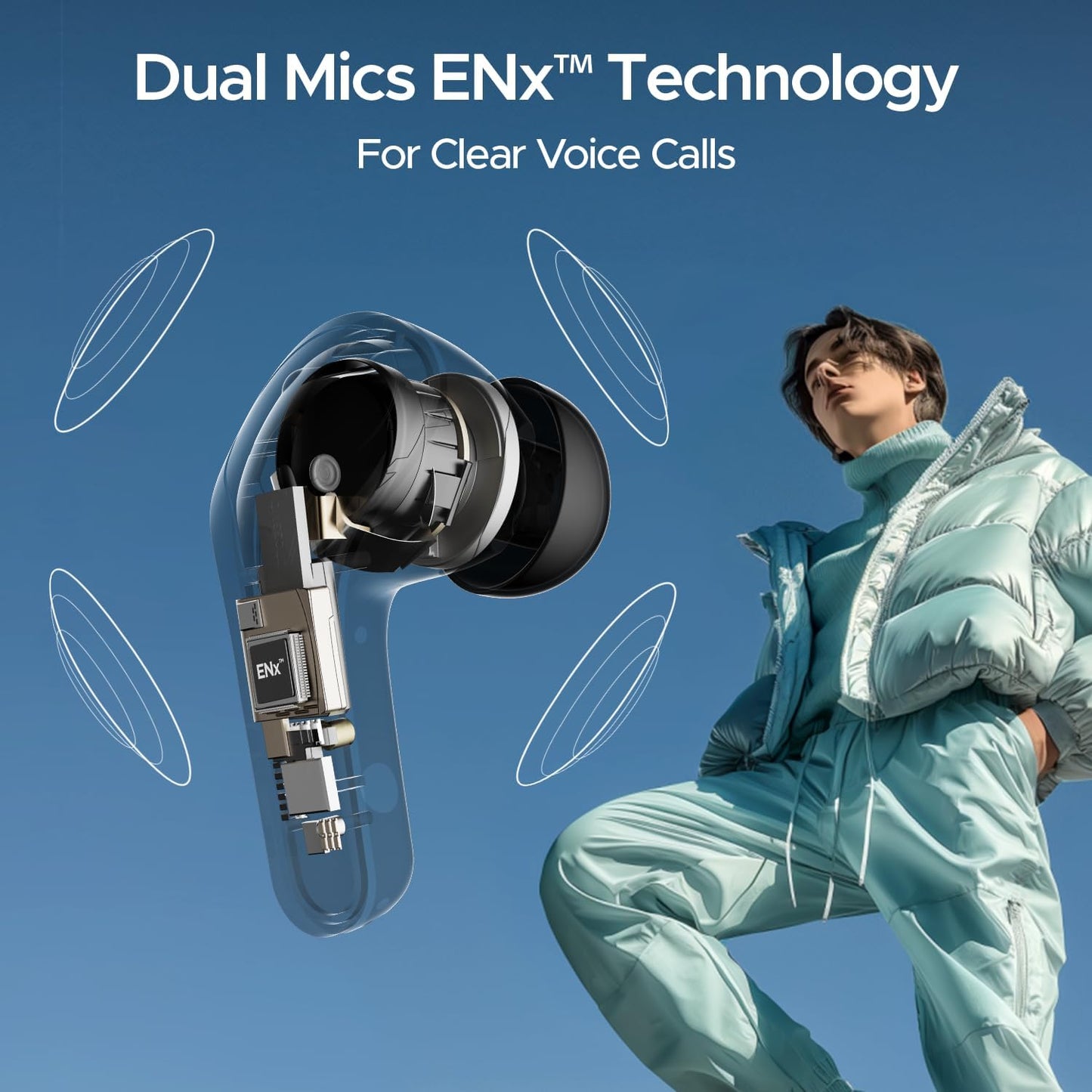 Airdopes 311 Pro Truly Wireless in Ear Earbuds, Up to 50 Hrs Playtime, Dual Mics, Low-Latency Mode, ASAP Charging, IPX4, IWP Tech, BT v5.3 (Active Black)