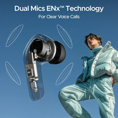 Airdopes 311 Pro Truly Wireless in Ear Earbuds, Up to 50 Hrs Playtime, Dual Mics, Low-Latency Mode, ASAP Charging, IPX4, IWP Tech, BT v5.3 (Active Black)