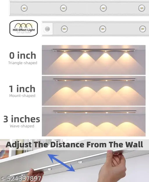 Best Under The Cabinet Lights 40 cm Motion Light Home Removable Dimmable USB Rechargeable Closet Light, Wireless Under Counter Lights for Kitchen Counter, Stair Light (Pack of 1) limited