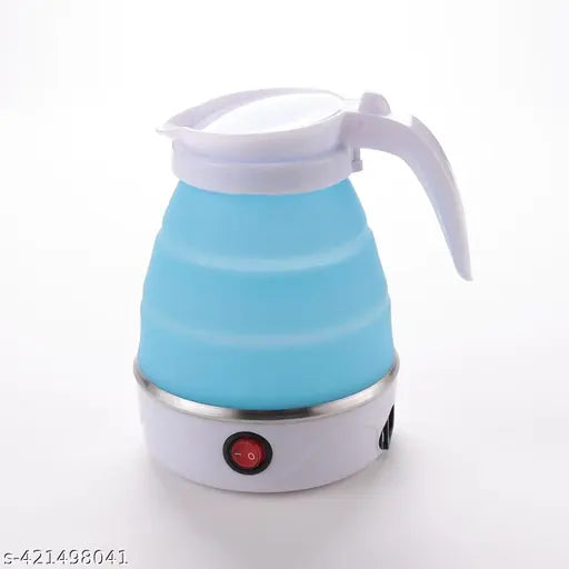 Electric Kettle, Hot Water Kettle, (600-Watt) Portable kettle for Travel, Foldable Kettle for Hot water/Tea kettle For instant Tea & Coffee Maker | kettle for office desk (color may vary)