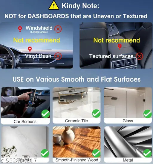 360° Vaccum Magnetic Phones Holder, Magnetic Car Phone Mount, Hands-Free Suction Cup Phones Holder for Car/Gym/Mirror/Shower, Car Mount Compatible with All Mobile (Non-Extended)