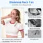 DE Usb Rechargeable Personal Neck Fan, Hands Free Bladeless Fan Cooling Personal Fan For Men Women